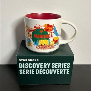 Starbucks Manitoba Discovery Series Mug  - Red and White